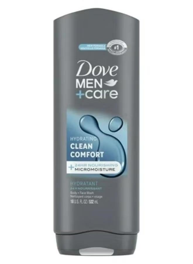 غسول الجسم والوجه كلين كومفرت 532 مل